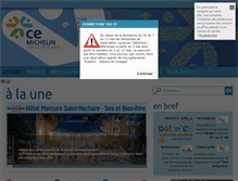 Tablet Screenshot of cemichelin.fr